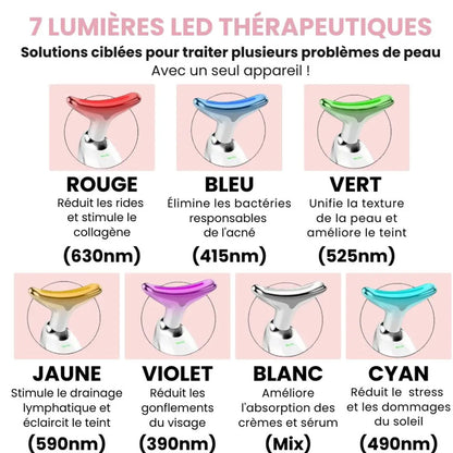 LenaSilk : Sculpteur facial LED 7 en 1