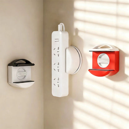 🔥🔥🔥Aesthetic No-Drill Power Strip Holder | Magnetic-Style Rotating Cord Organizer & Wall Fixer