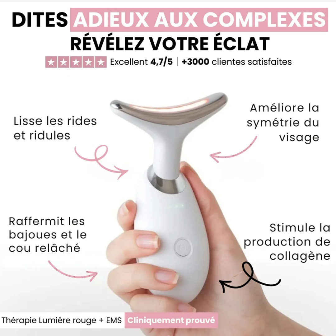 LenaSilk : Sculpteur facial LED 7 en 1
