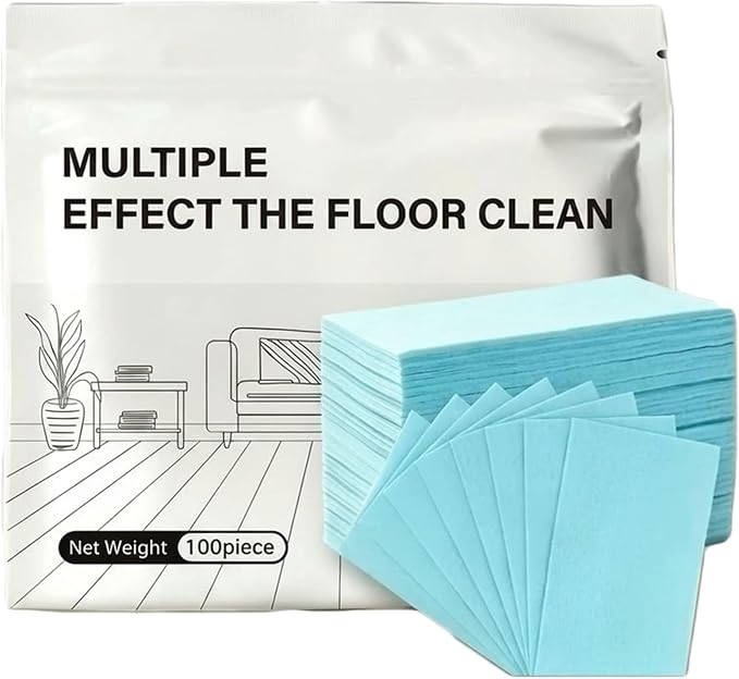 🎁 Last Day Sale 49% OFF 100 Piece Floor Cleaning Tablets Multi-Surface Cleaner, Water Soluble Floor Cleaner for Mopping,Measured Deep Cleaning Solution for Hardwood Laminate Tile Vinyl Glass(Blue)
