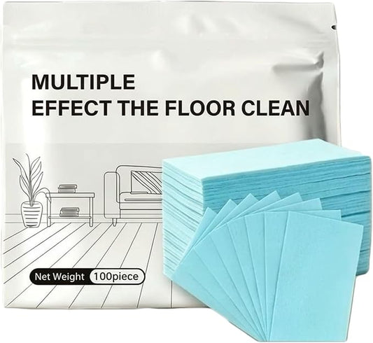 🎁 Last Day Sale 49% OFF 100 Piece Floor Cleaning Tablets Multi-Surface Cleaner, Water Soluble Floor Cleaner for Mopping,Measured Deep Cleaning Solution for Hardwood Laminate Tile Vinyl Glass(Blue)