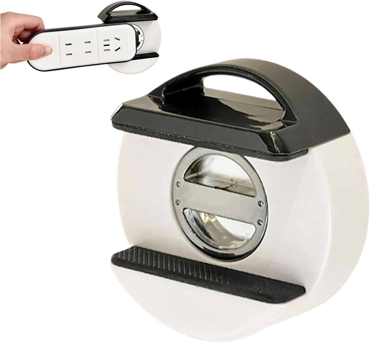 🔥🔥🔥Aesthetic No-Drill Power Strip Holder | Magnetic-Style Rotating Cord Organizer & Wall Fixer