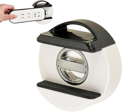 🔥🔥🔥Aesthetic No-Drill Power Strip Holder | Magnetic-Style Rotating Cord Organizer & Wall Fixer