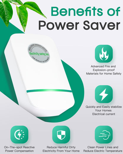 Stopwatt SmartPlug Device, Stop Watt Device Plug-in for Home & Office US Plug 90V-250V 30KW 4 Pack