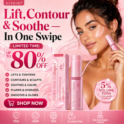 2𝐇𝐈𝐒𝐊𝐈𝐍® 𝐏𝐃𝐑𝐍 𝐏𝐢𝐧𝐤 𝐂𝐨𝐥𝐥𝐚𝐠𝐞𝐧 𝐒𝐭𝐞𝐦𝐋𝐢𝐟𝐭 𝐏𝐥𝐮𝐦𝐩𝐢𝐧𝐠 𝐌𝐮𝐥𝐭𝐢 𝐁𝐚𝐥𝐦 𝐟𝐨𝐫 𝐔𝐧𝐝𝐞𝐫-𝐄𝐲𝐞𝐬, 𝐍𝐞𝐜𝐤, 𝐅𝐨𝐫𝐞𝐡𝐞𝐚𝐝, 𝐒𝐦𝐢𝐥𝐞 𝐋𝐢𝐧𝐞𝐬,𝐅𝐢𝐫𝐦𝐢𝐧𝐠, 𝐋𝐢𝐟𝐭𝐢𝐧𝐠, 𝐅𝐮𝐥𝐥𝐞𝐫-𝐋𝐨𝐨𝐤𝐢𝐧𝐠 𝐂𝐮𝐫𝐯𝐞𝐬 & 𝐒𝐤𝐢𝐧 𝐂𝐨𝐦𝐟𝐨𝐫𝐭