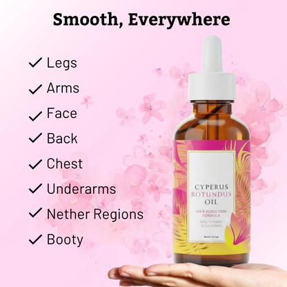 Caramela Beauty Cyperus Rotundus Oil for Natural Hair Reduction